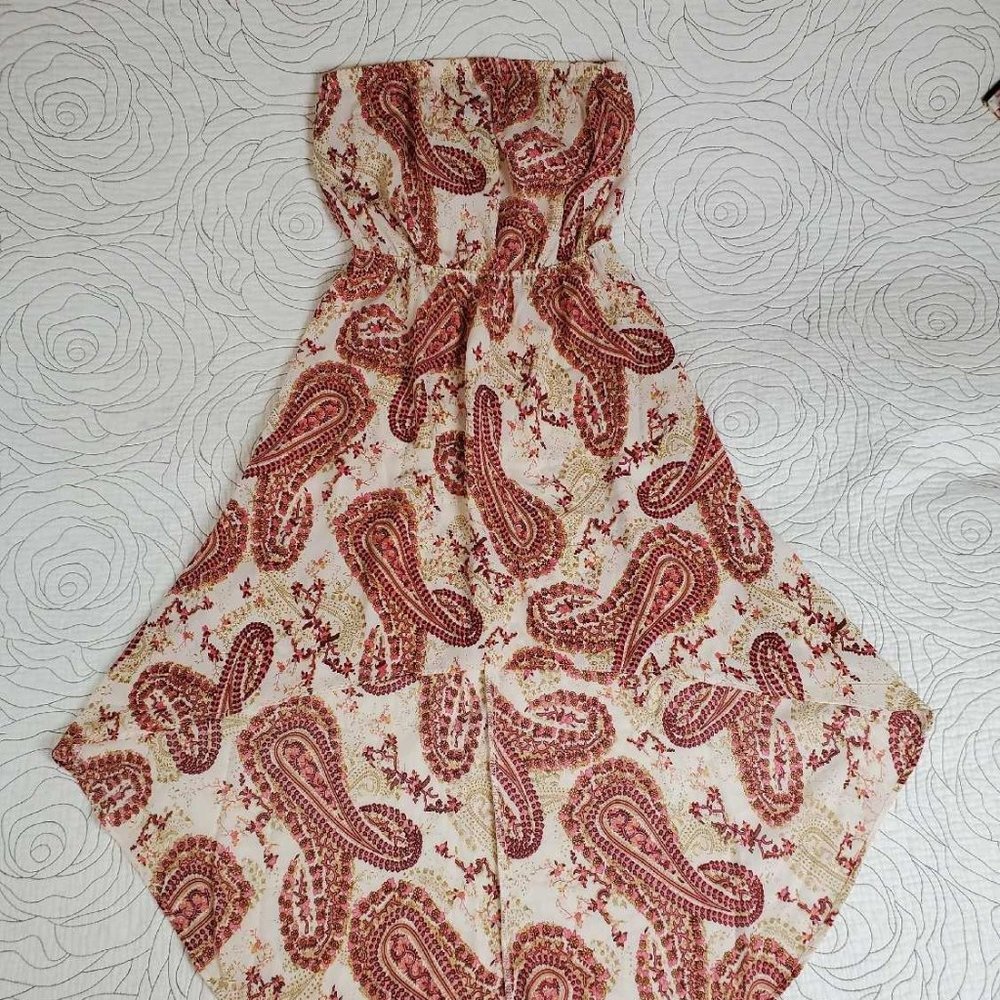 Paisley Strapless Summer U2B Dress